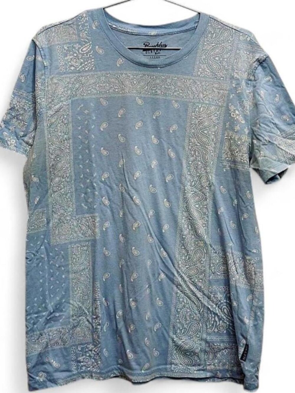 Retro Paisley Printed T-shirt